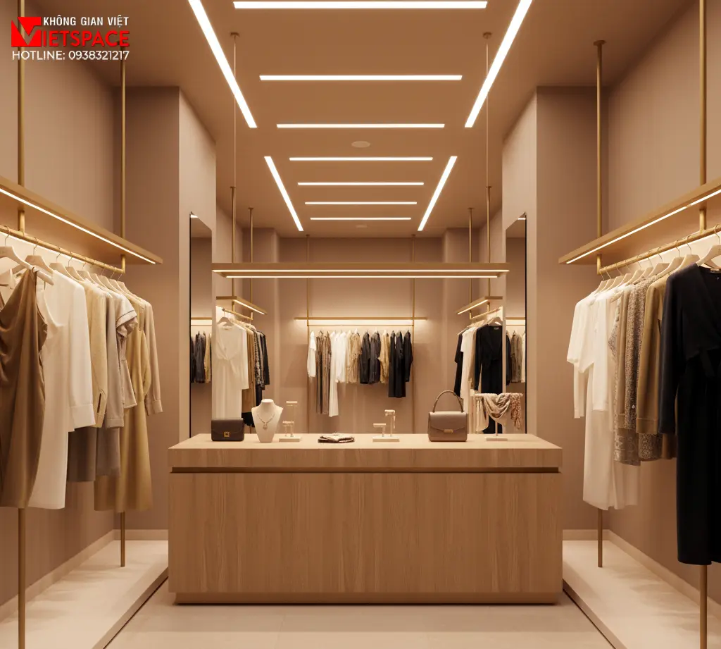thiết kế cửa hàng thời trang aurora atelier _7