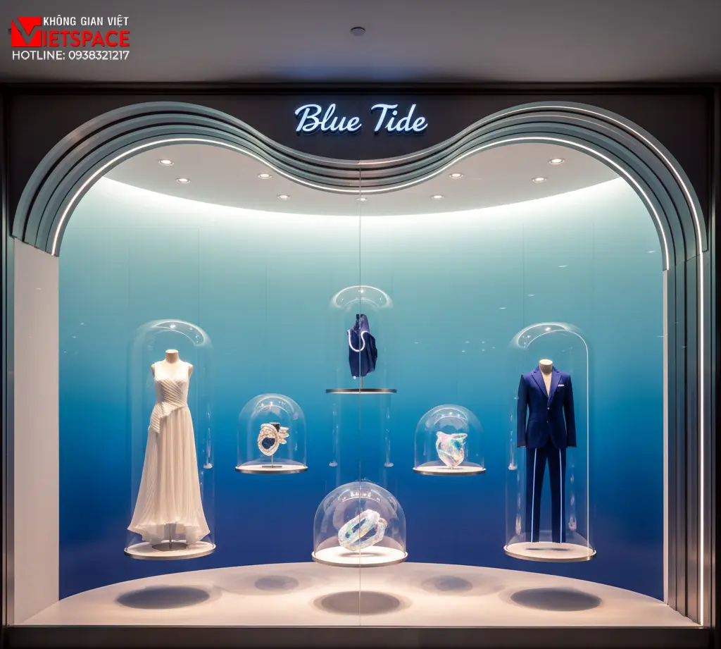 thiết kế cửa hàng thời trang blue tide _7