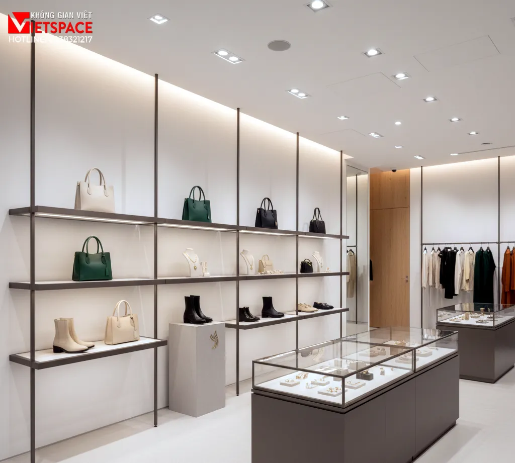 thiết kế cửa hàng thời trang neréa mode _5