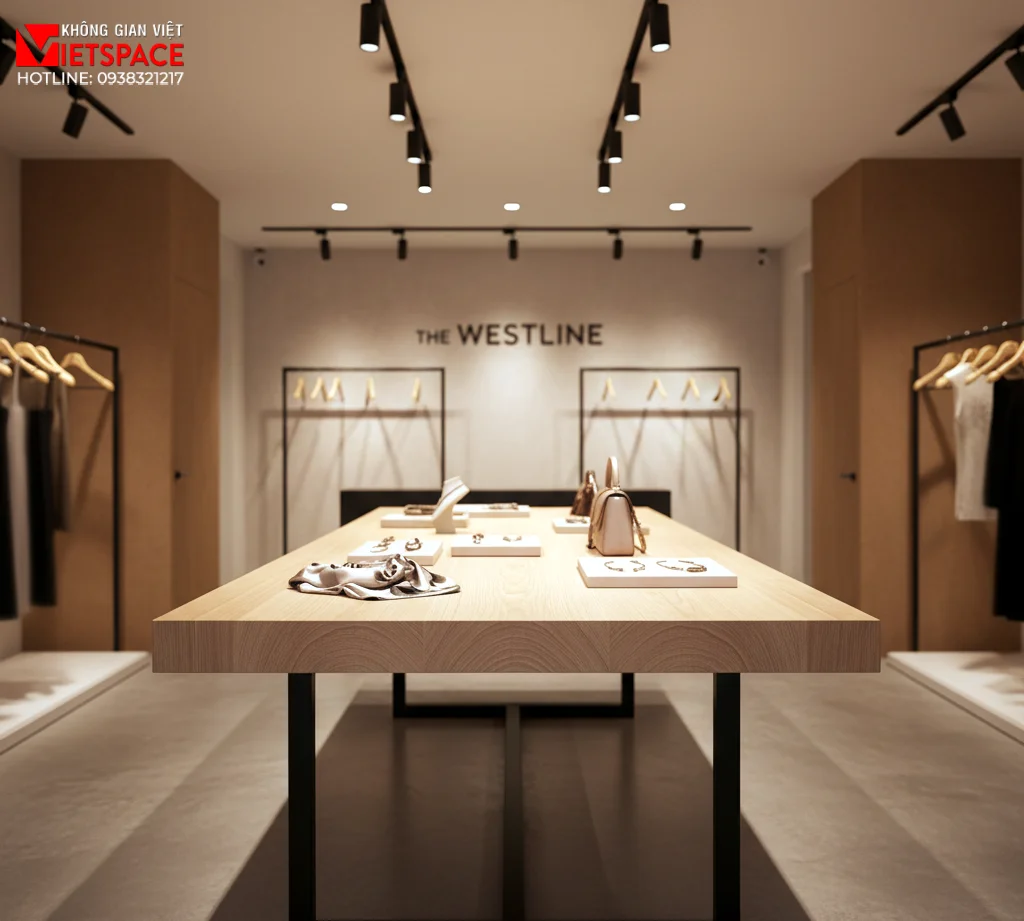 thiết kế cửa hàng thời trang the westline _7