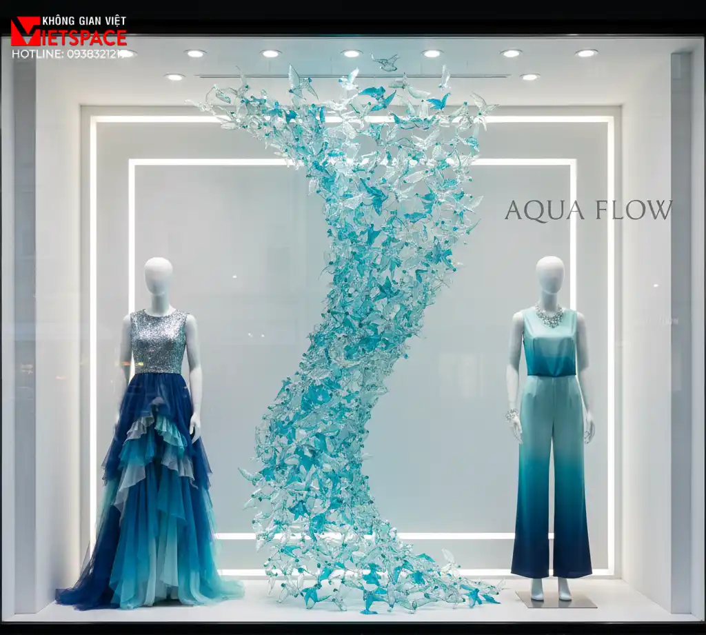 thiết kế cửa hàng thời trang aqua flow _4