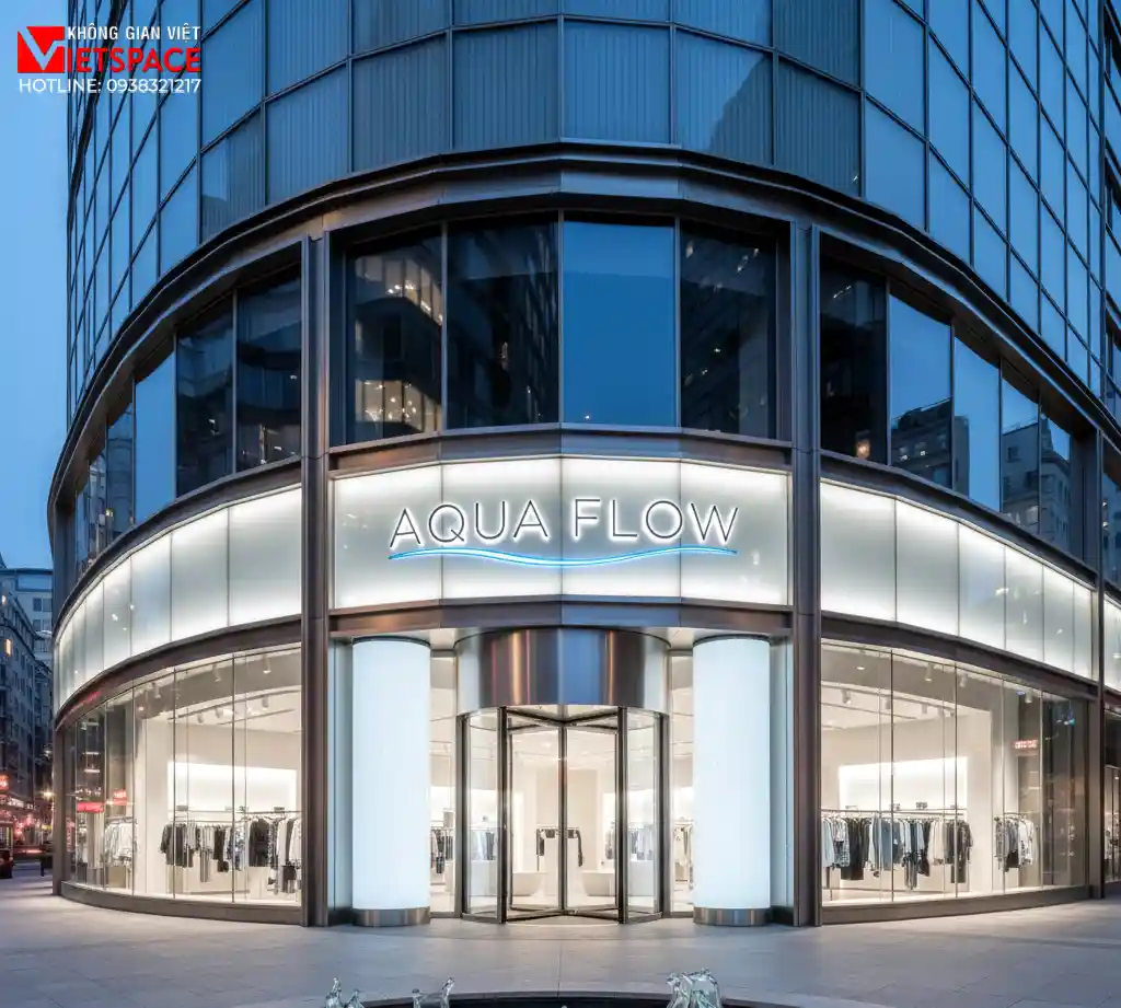 thiết kế cửa hàng thời trang aqua flow _2
