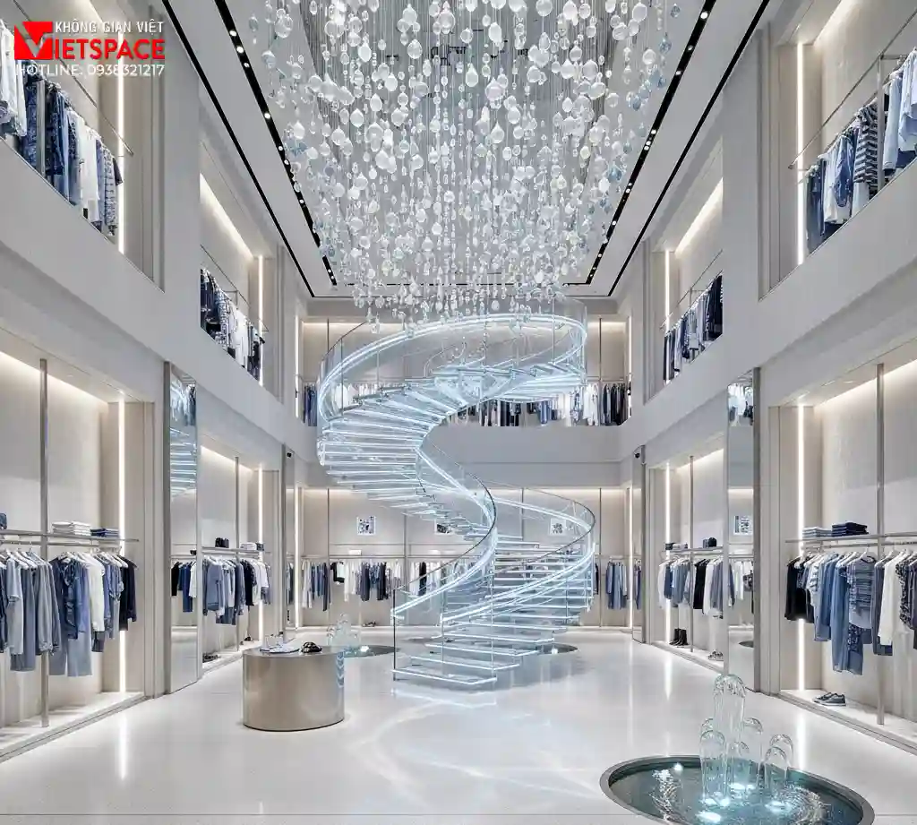 thiết kế cửa hàng thời trang aqua flow _14