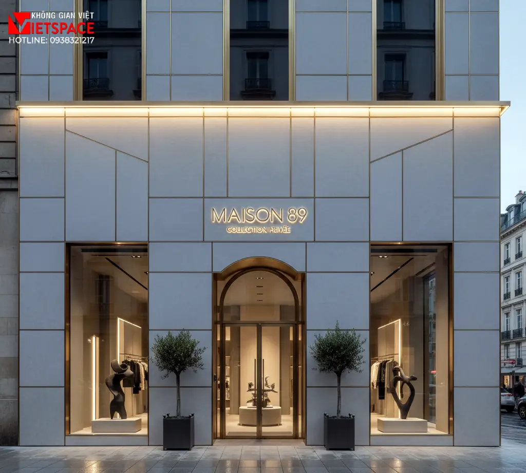 thiết kế cửa hàng thời trang maison 89 _2