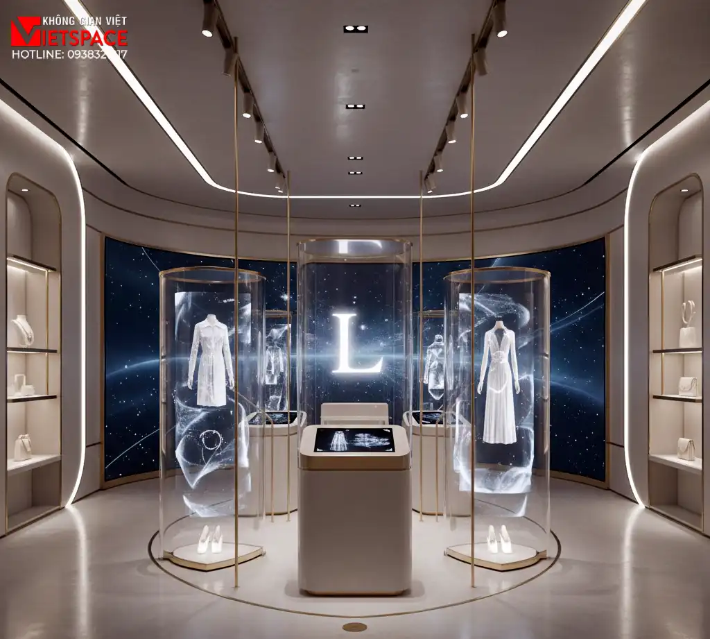 thiết kế cửa hàng thời trang lysandra collection _6