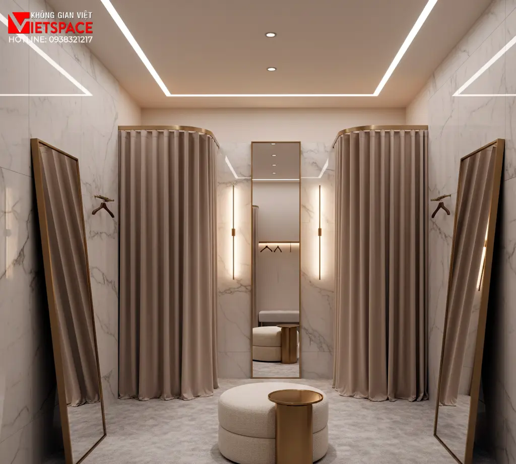 thiết kế cửa hàng thời trang lysandra collection _9