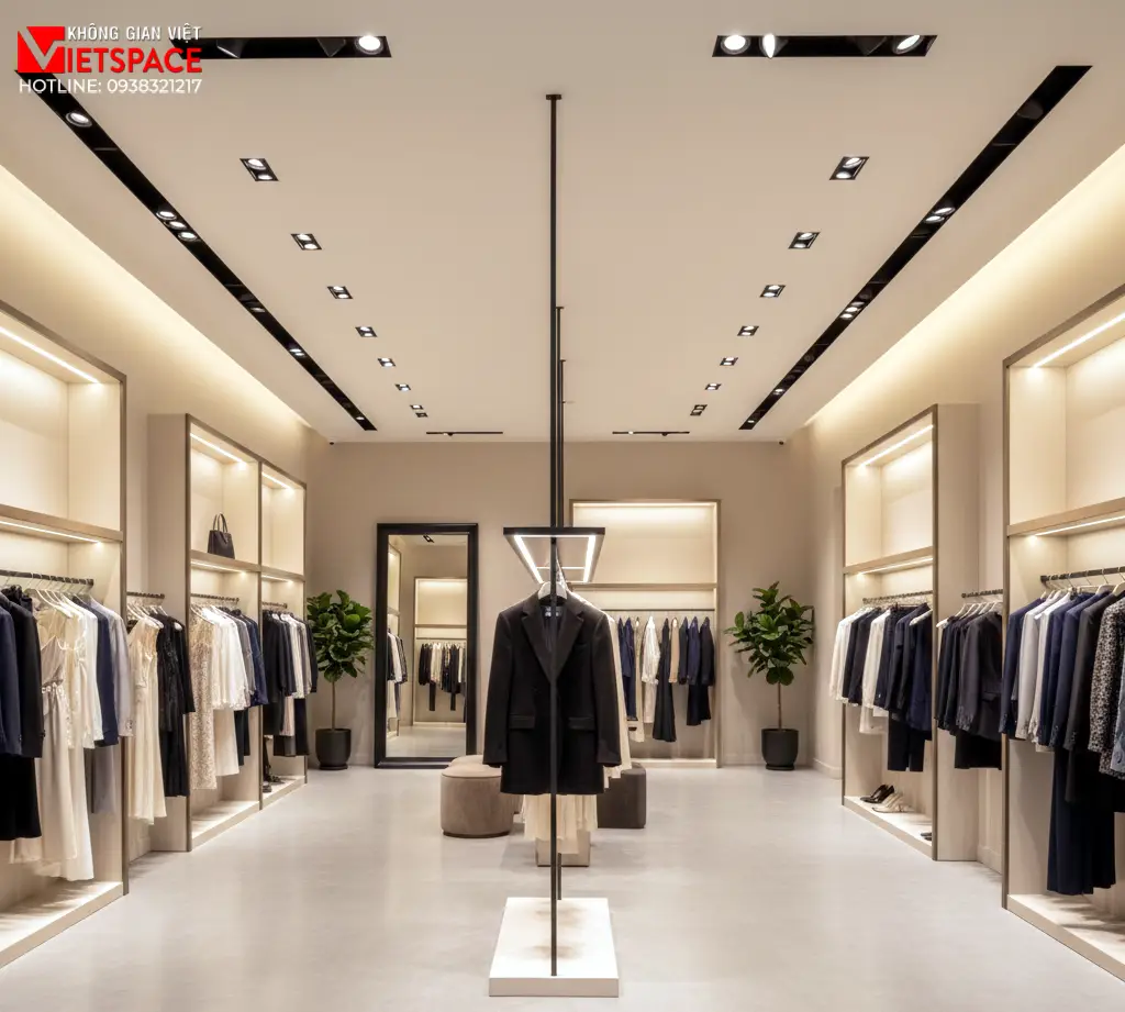 thiết kế cửa hàng thời trang lysandra collection _3