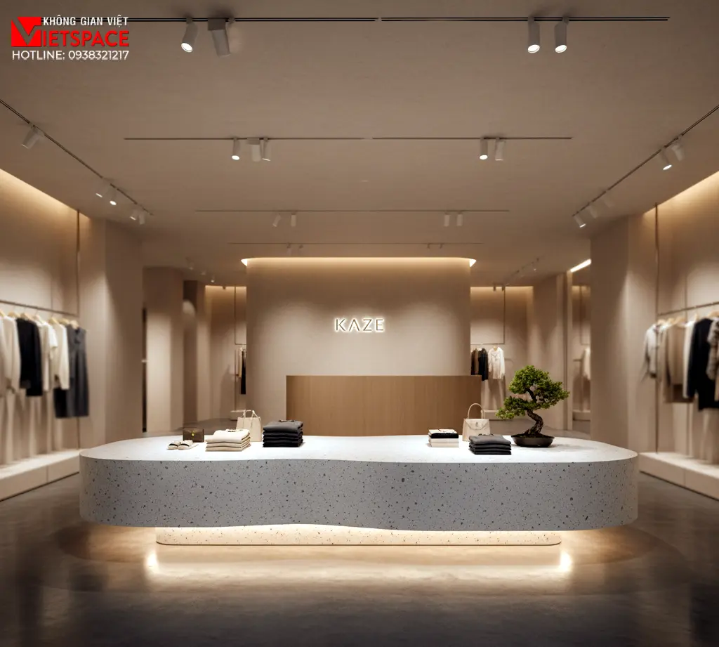 thiết kế cửa hàng thời trang kaze _17