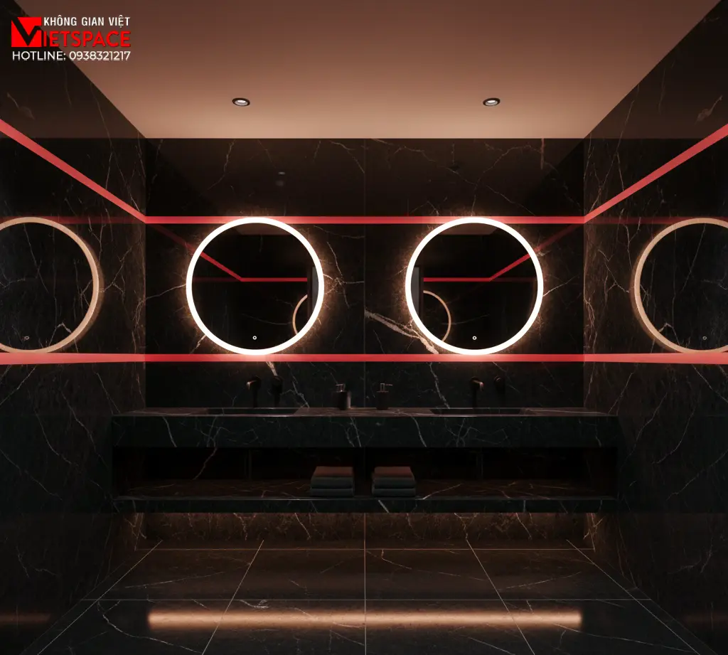 thiết kế cửa hàng thời trang crimson contrast _5