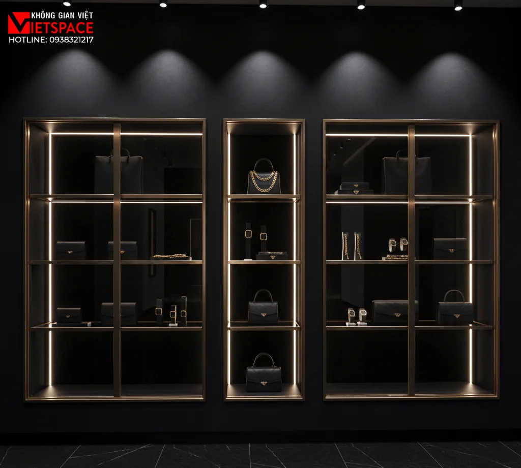 thiết kế cửa hàng thời trang gold rusher _3