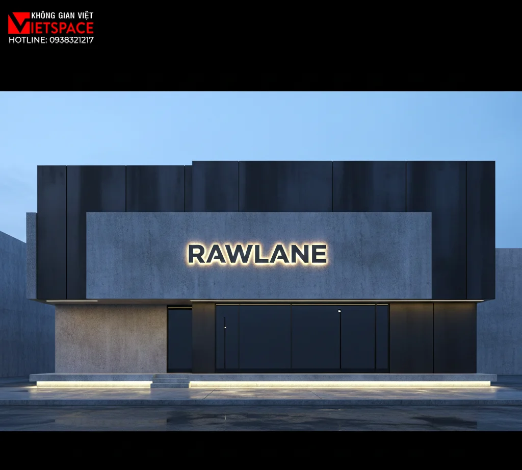 thiết kế cửa hàng thời trang rawlane _2