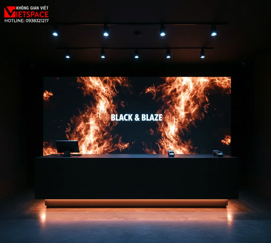 thiết kế cửa hàng thời trang black & blaze _5