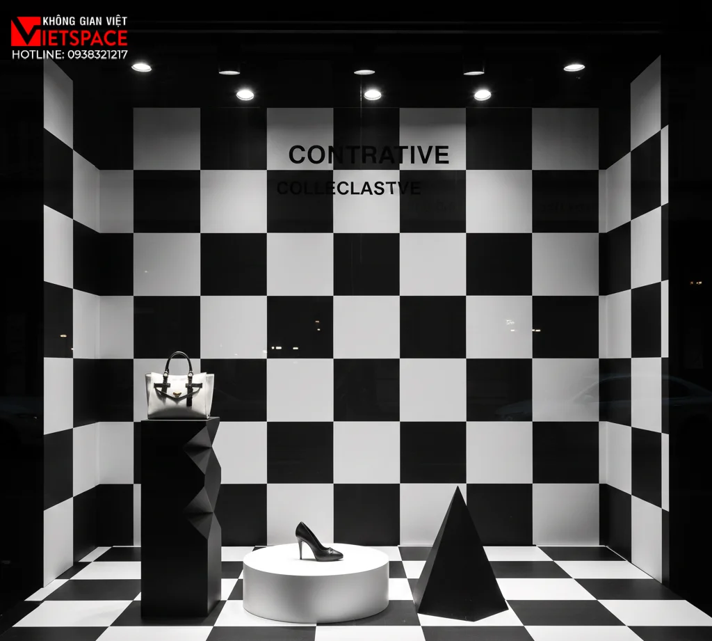 thiết kế cửa hàng thời trang contrast collective _15