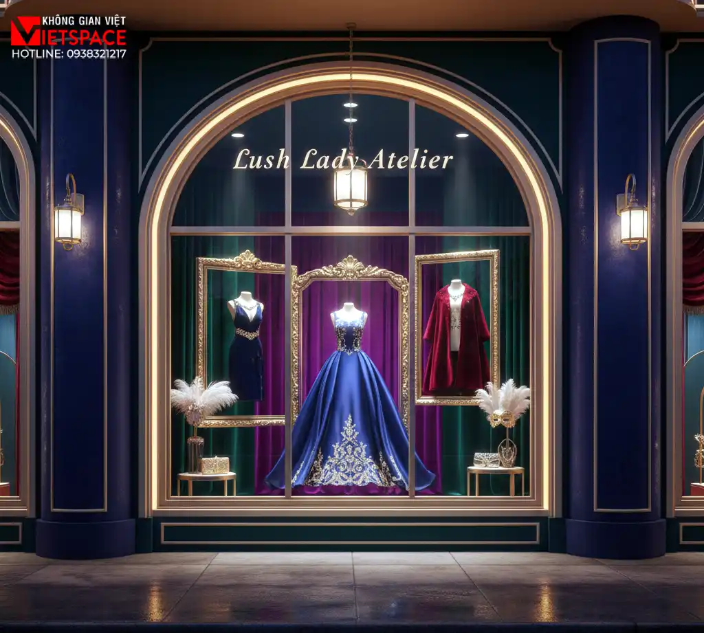 thiết kế cửa hàng thời trang lush lady atelier _9