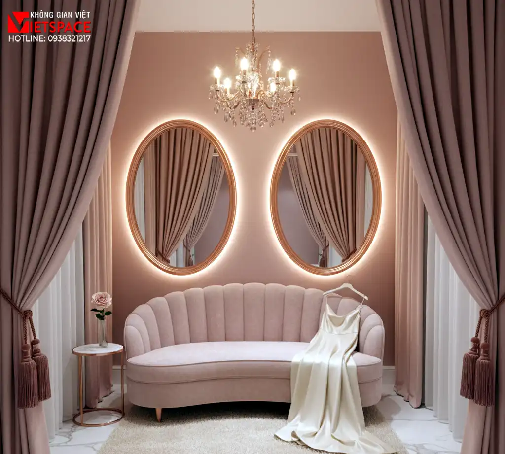 thiết kế cửa hàng thời trang pretty luxe atelier _11