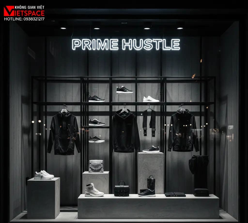 thiết kế cửa hàng thời trang prime hustle _16
