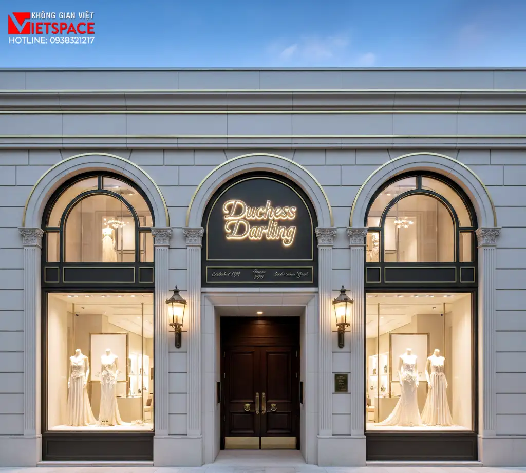 thiết kế cửa hàng thời trang duchess darling _2