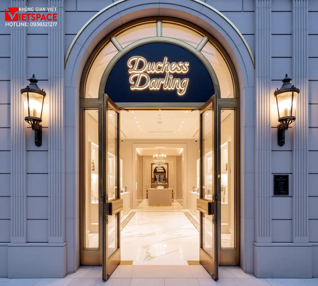 thiết kế cửa hàng thời trang duchess darling _13