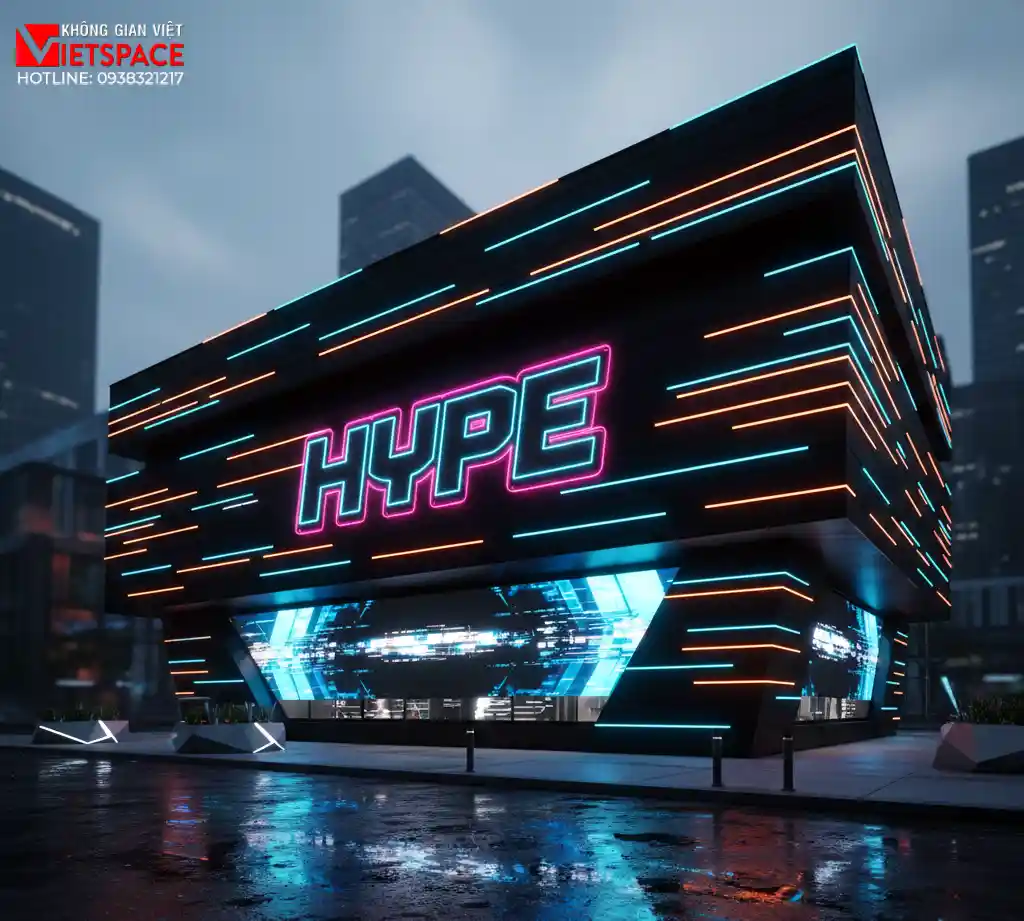 thiết kế cửa hàng thời trang hype _1