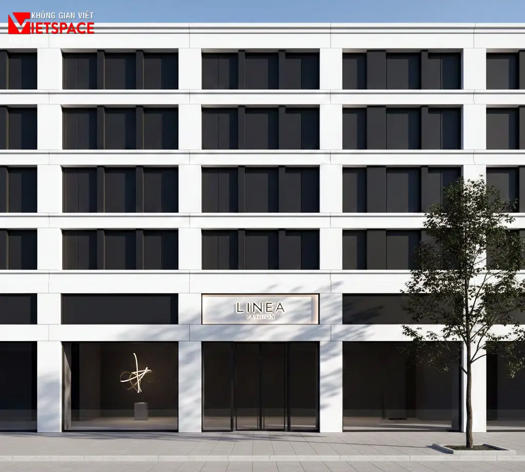 thiết kế cửa hàng thời trang linea _2