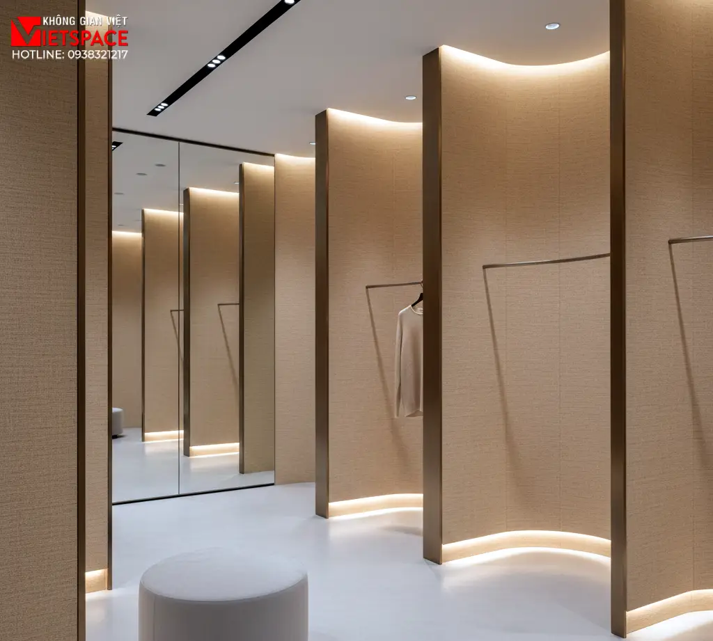 thiết kế cửa hàng thời trang linea _11