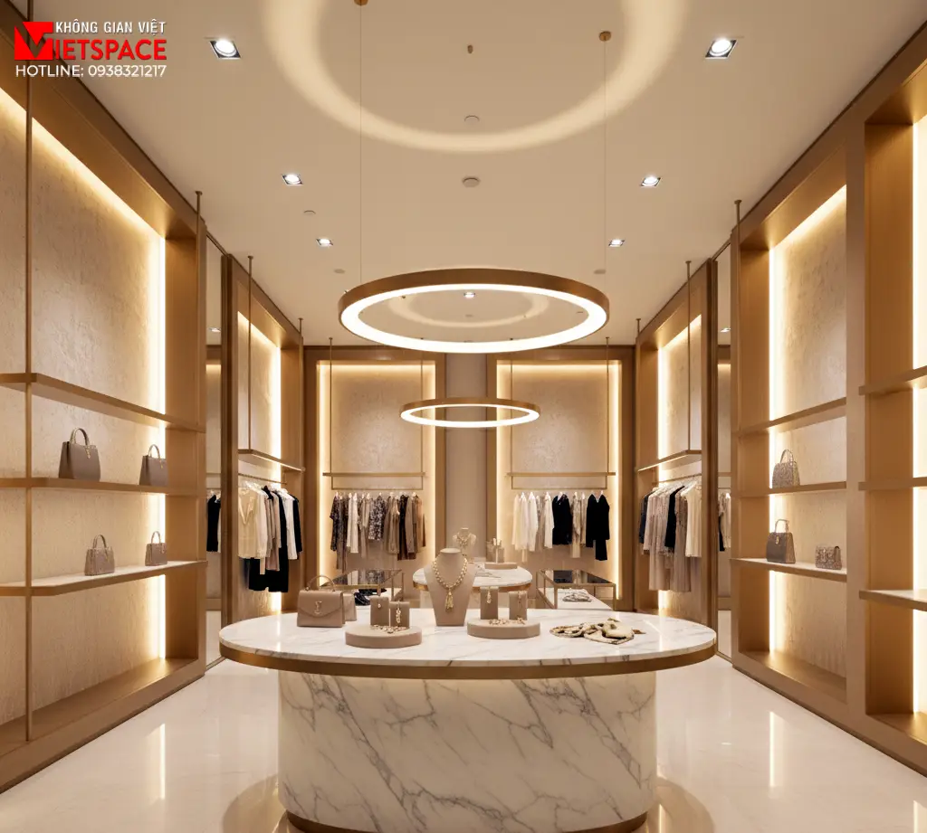 thiết kế cửa hàng thời trang majesty fashion hall _9