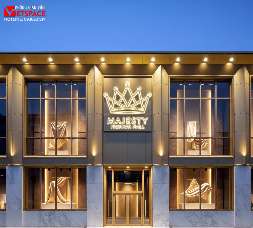 thiết kế cửa hàng thời trang majesty fashion hall _2