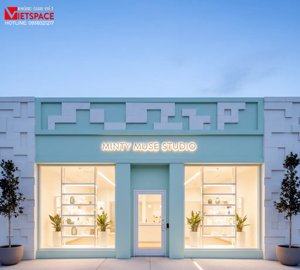 thiết kế cửa hàng thời trang minty muse studio _1