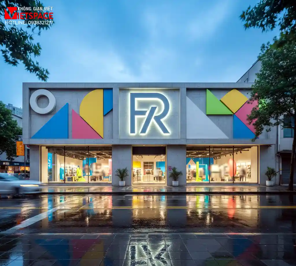 thiết kế cửa hàng thời trang flash mode _1