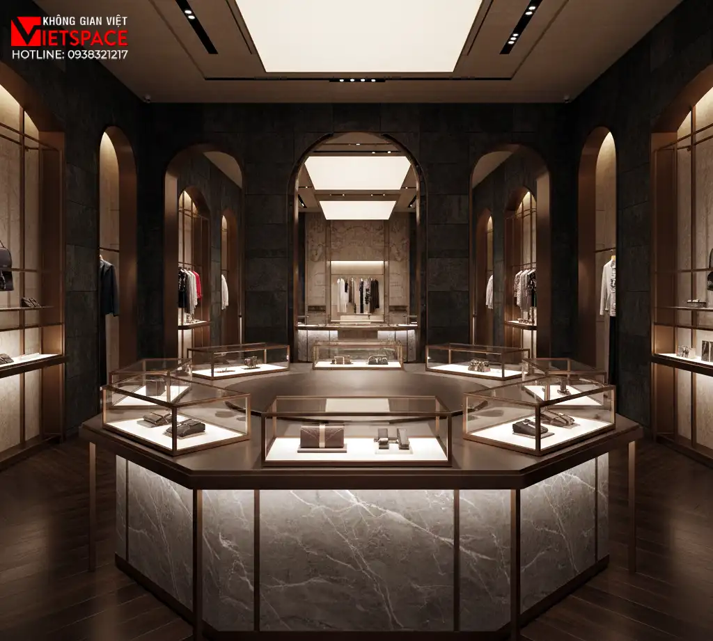 thiết kế cửa hàng thời trang royal urban _7