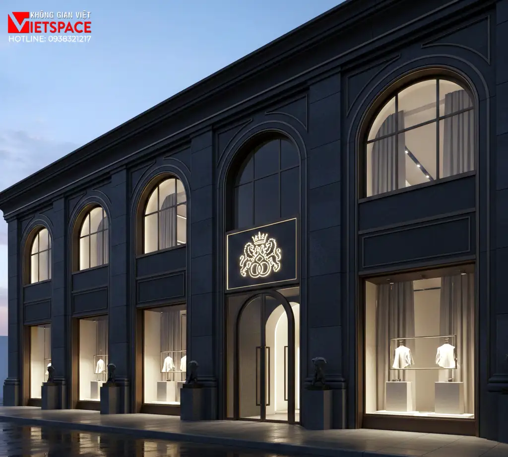 thiết kế cửa hàng thời trang royal urban _2