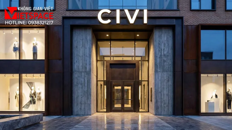 thiết kế cửa hàng thời trang civi _6
