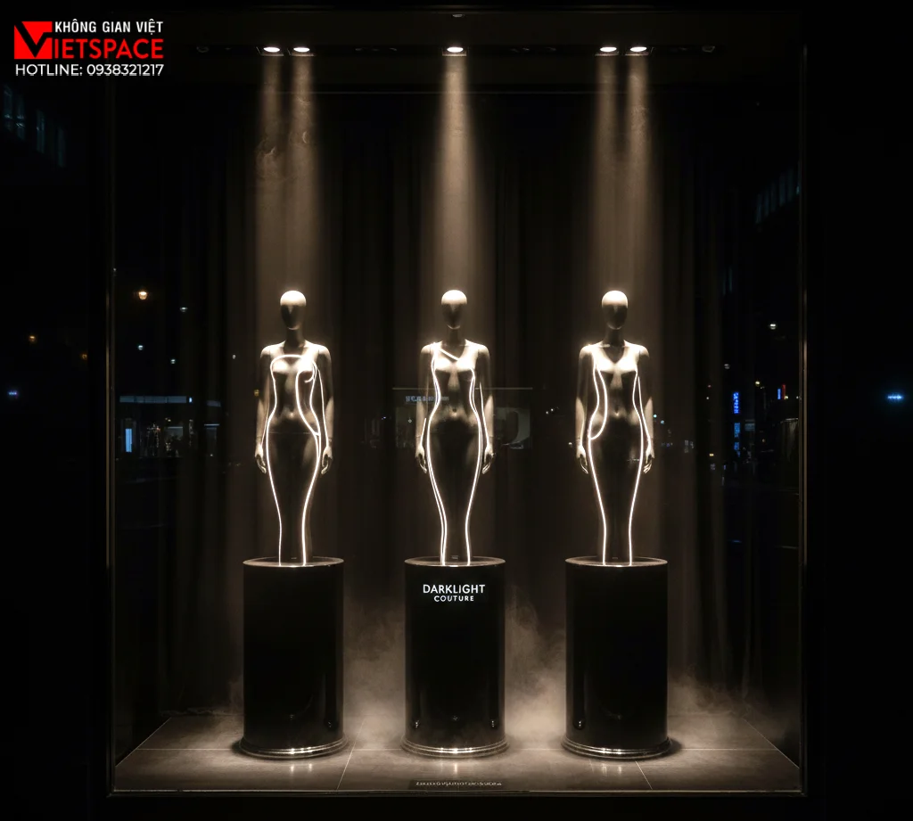 thiết kế cửa hàng thời trang darklight couture _7