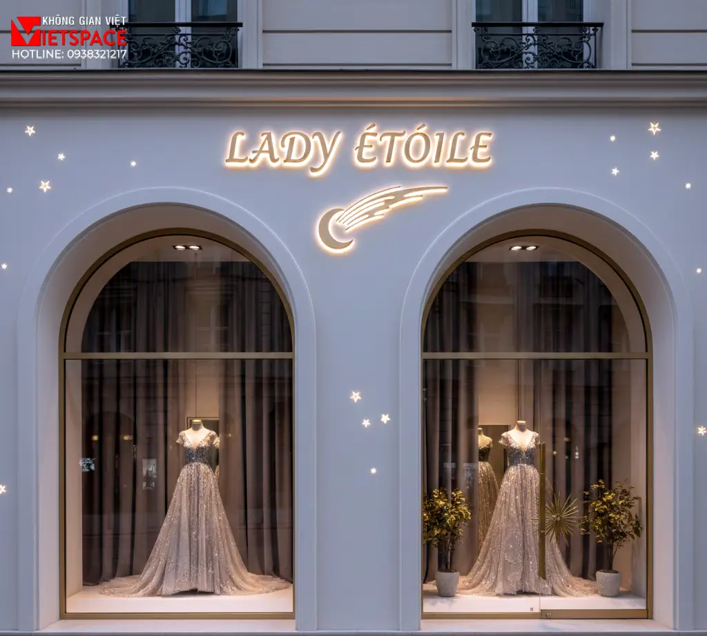 thiết kế cửa hàng thời trang lady étoile _2