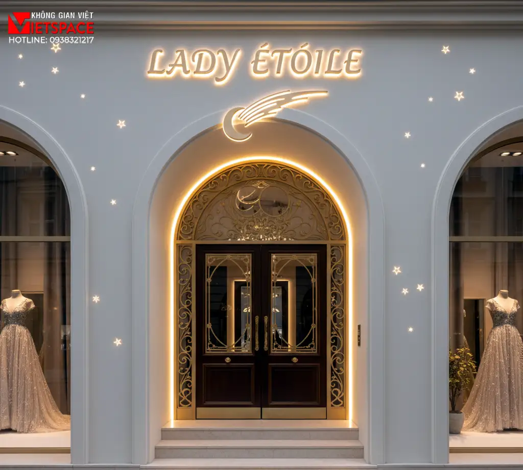 thiết kế cửa hàng thời trang lady étoile _12