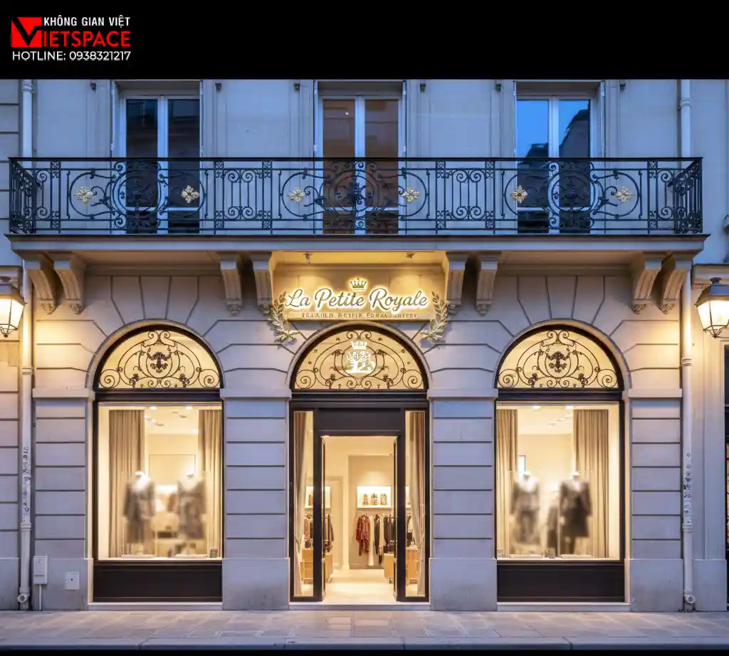 thiết kế cửa hàng thời trang la petite royale _2