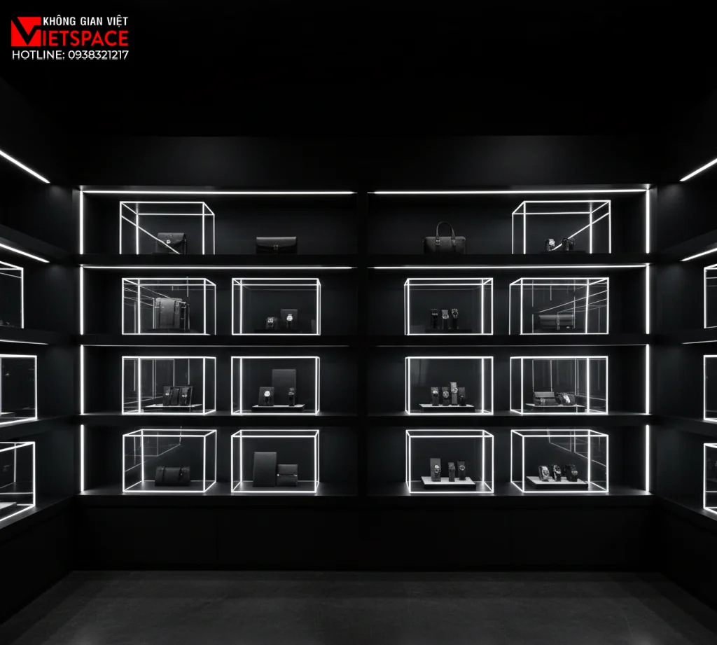 thiết kế cửa hàng thời trang noir strike _3