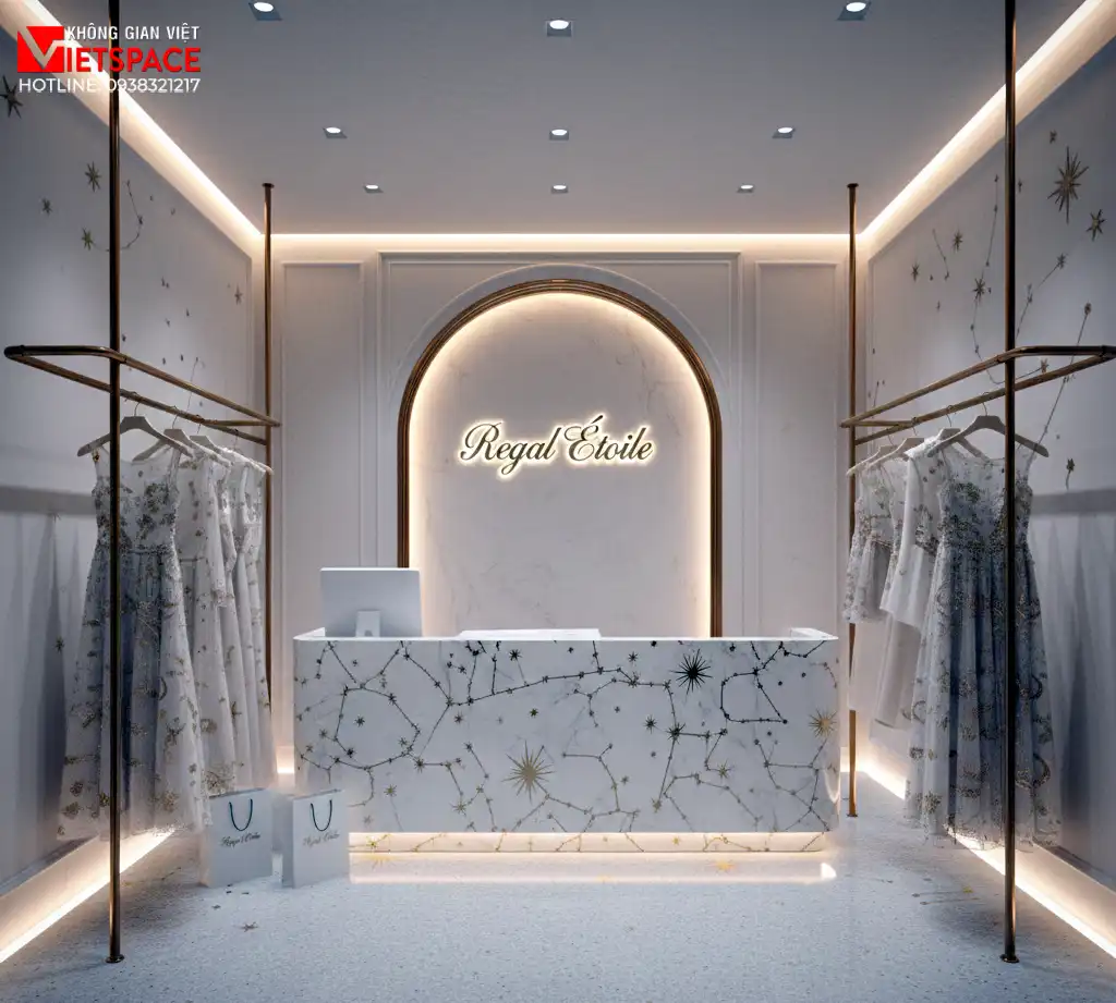 thiết kế cửa hàng thời trang regal étoile _4