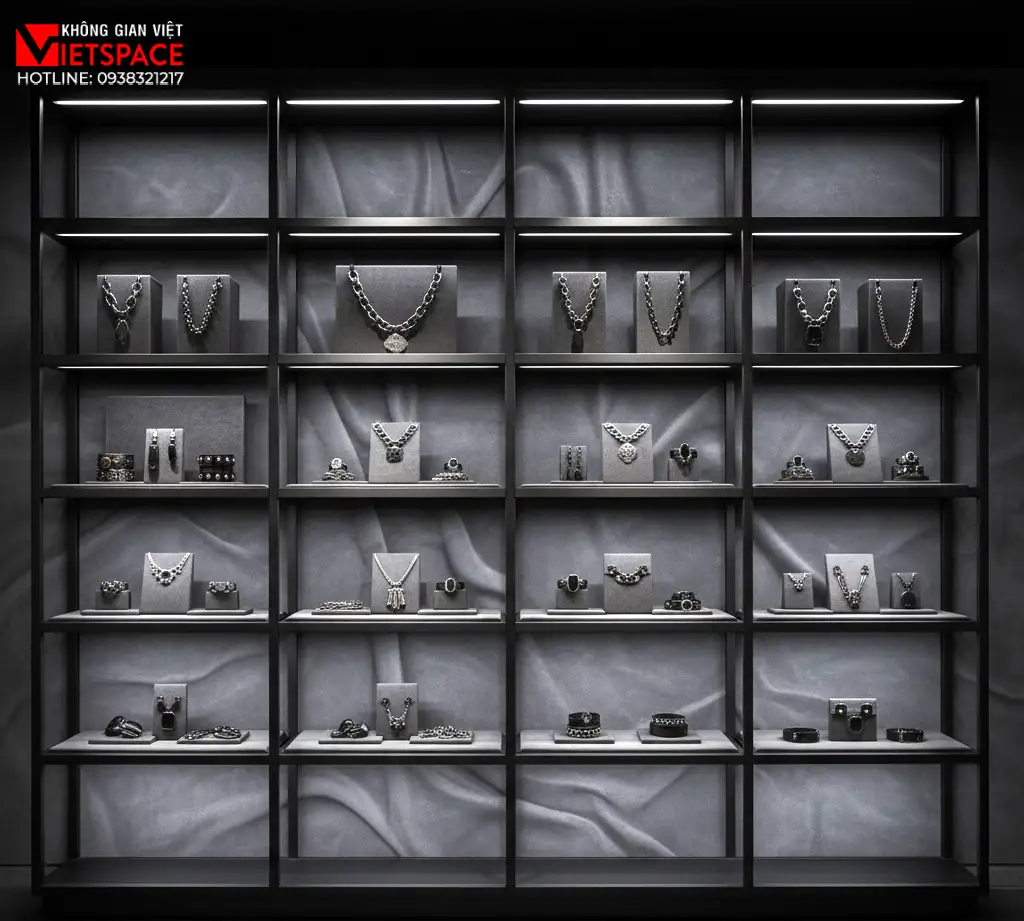 thiết kế cửa hàng thời trang silk riot _3