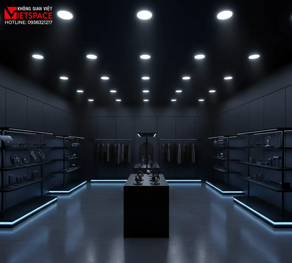 thiết kế cửa hàng thời trang blackvolt atelier _3