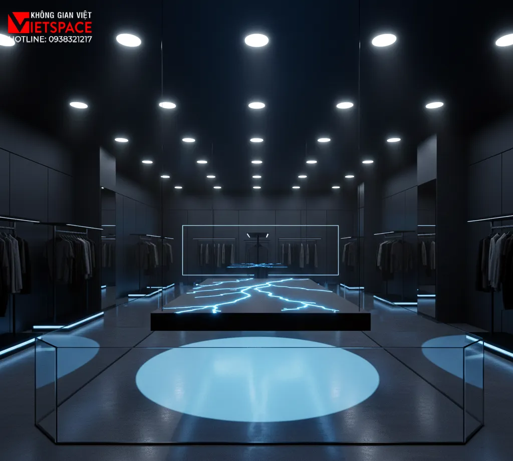 thiết kế cửa hàng thời trang blackvolt atelier _7