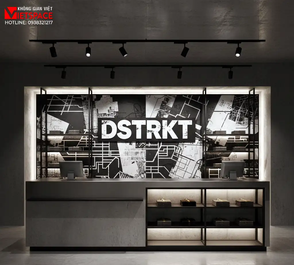 thiết kế cửa hàng thời trang dstrkt _6