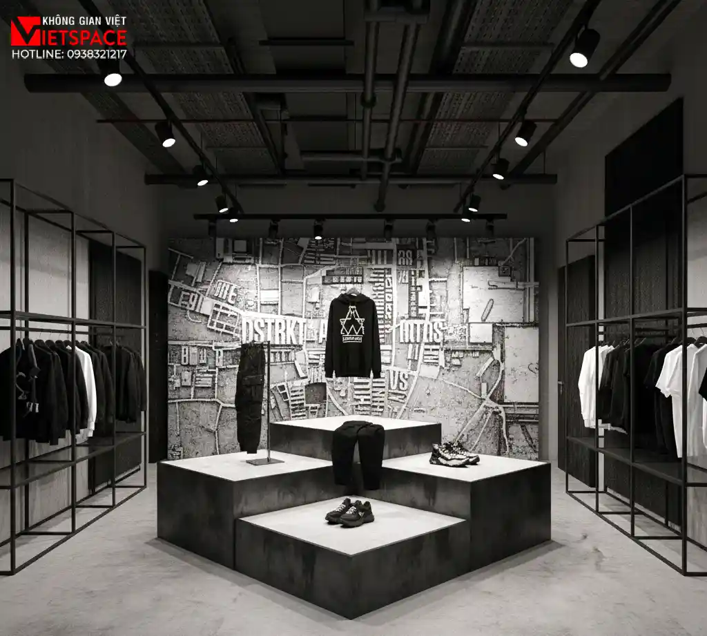 thiết kế cửa hàng thời trang dstrkt _10