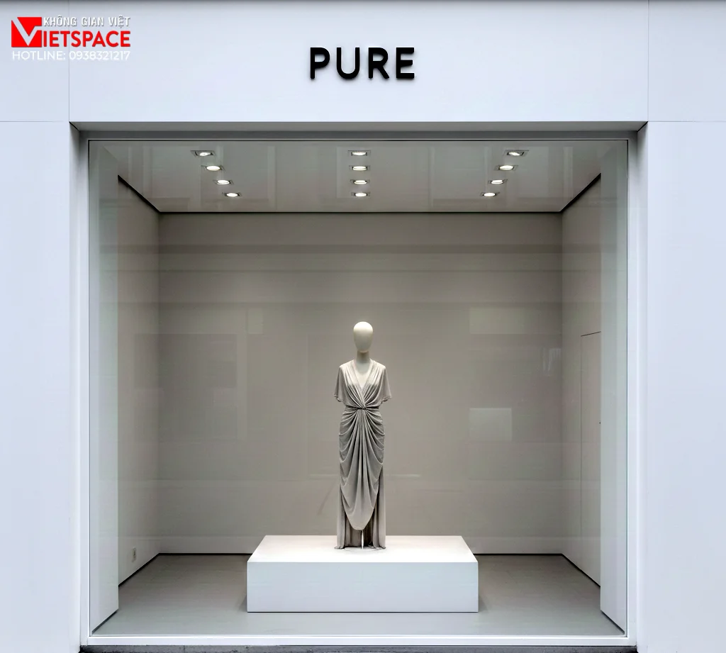 thiết kế cửa hàng thời trang pure _8