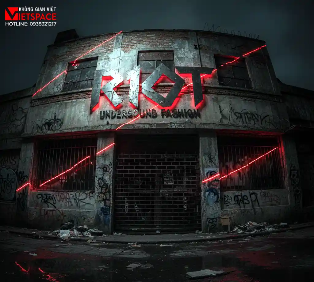 thiết kế cửa hàng thời trang riot _1