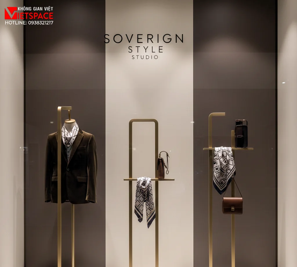 thiết kế cửa hàng thời trang sovereign style studio _7