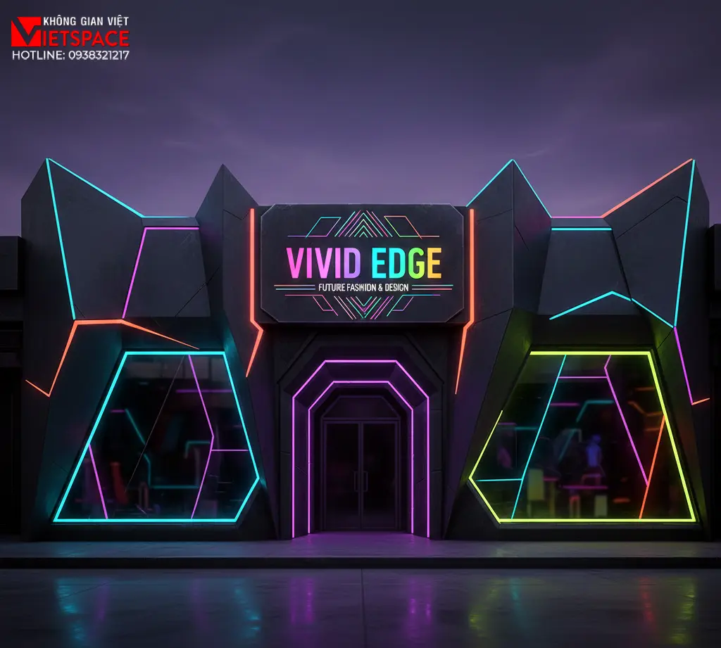 thiết kế cửa hàng thời trang vivid edge _1