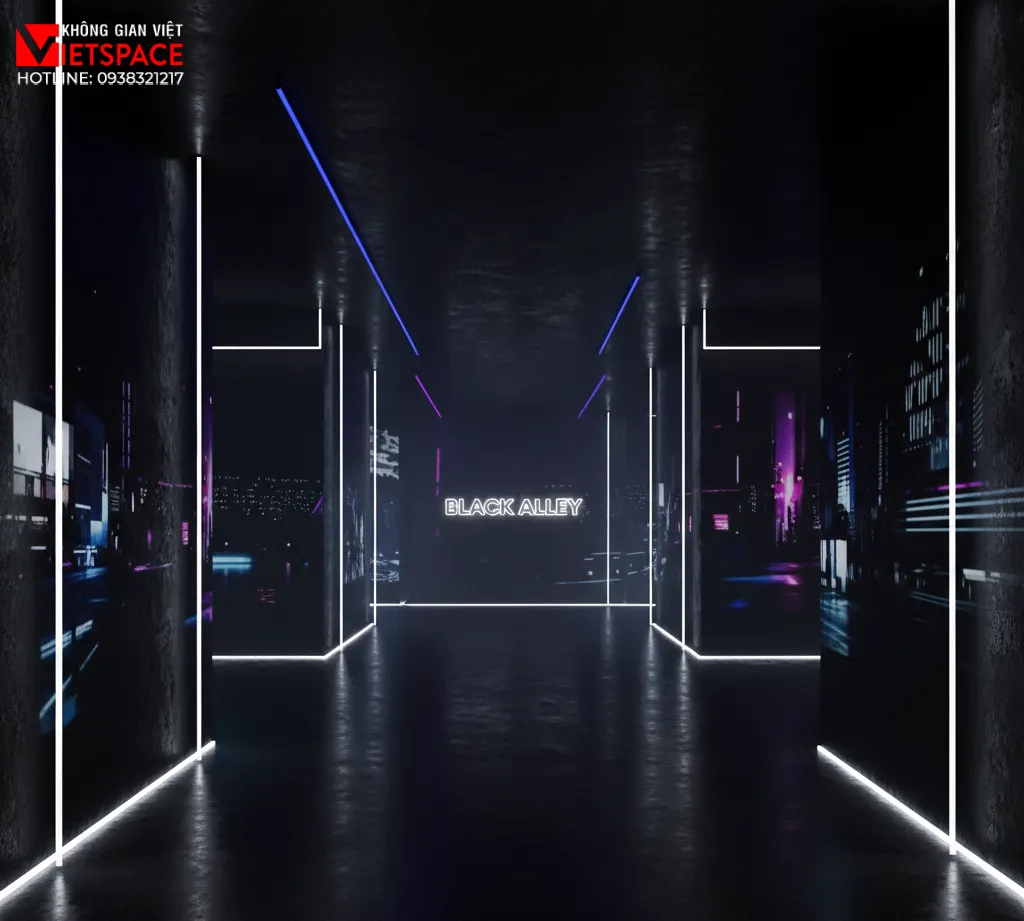 thiết kế cửa hàng thời trang black alley _6