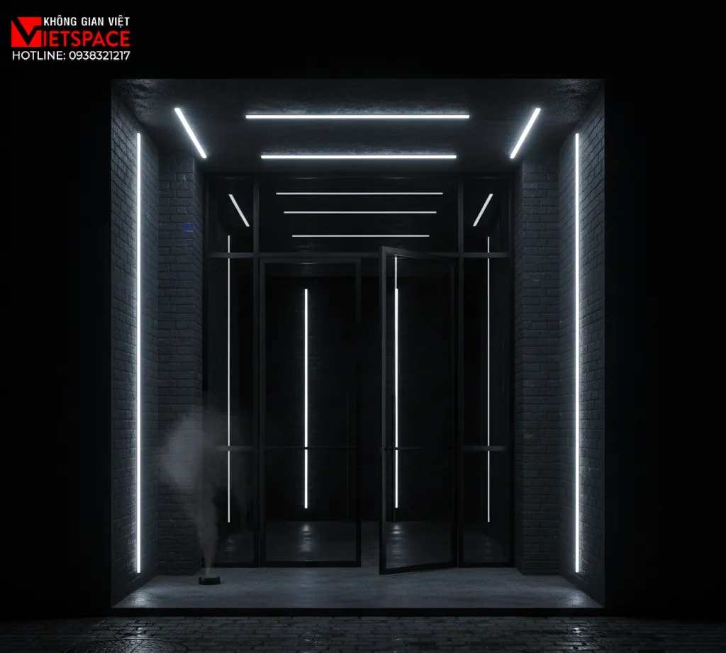 thiết kế cửa hàng thời trang black alley _11