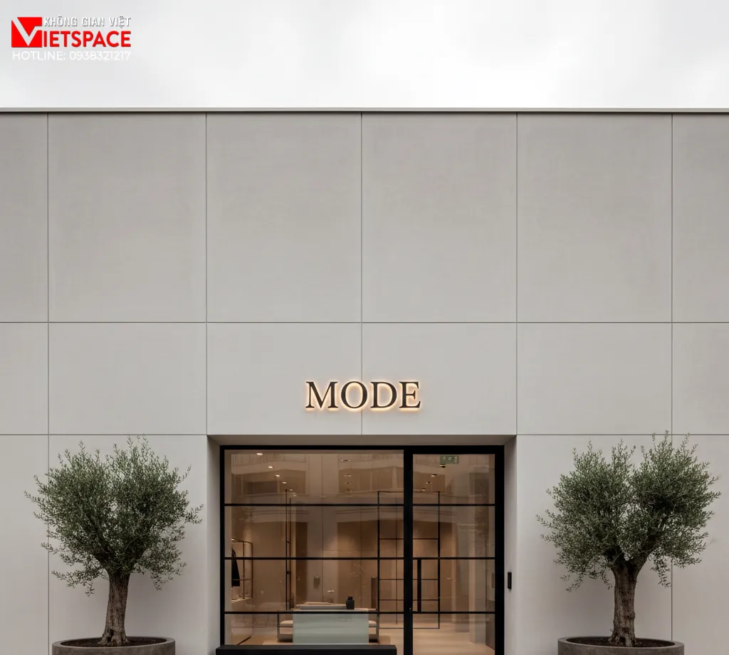 thiết kế cửa hàng thời trang mode _1